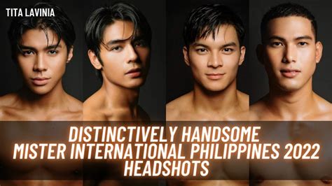 13 most handsome Mister International Philippines 2022 candidates.